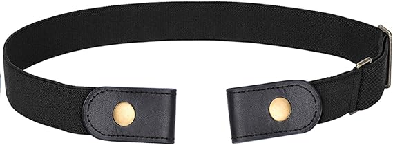 WERFORU No Buckle Stretch Belt for Women and Men Elastic Waist Belt up to 72 Inches for Jeans Pants